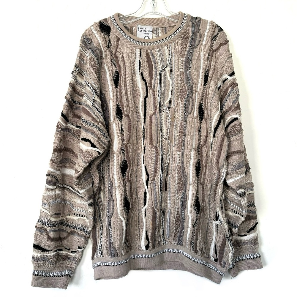 Vintage Purely Australian clothing co sweater 100% cotton sz XL